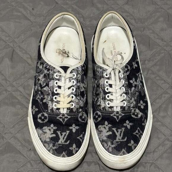 Louis Vuitton Monogram Trocadero Richelieu Low Top Sneakers - Picture 1 of 6